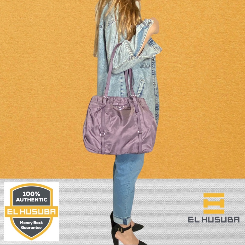 🌻💯Prada Shoulder Bag Purple Nylon crossbody